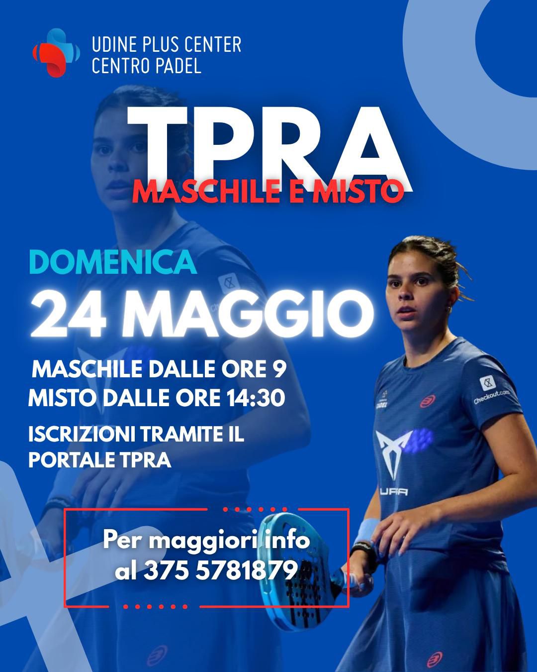 TPRA maschile e misto 26 maggio 2026